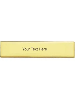 Professional Gold Finish Metal Identification Badge